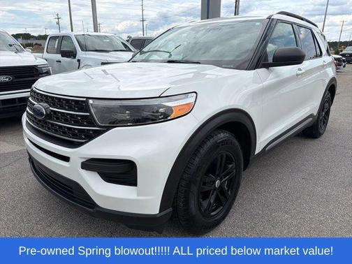 STAR WHITE MET TRI-COAT 2020 Ford Explorer XLT