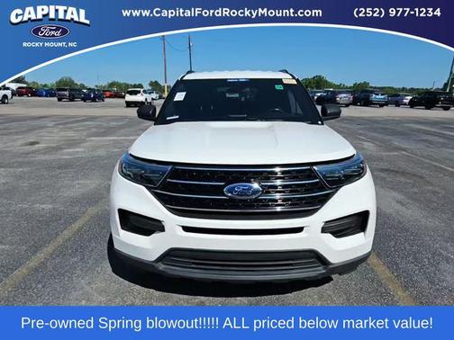 STAR WHITE MET TRI-COAT 2020 Ford Explorer XLT