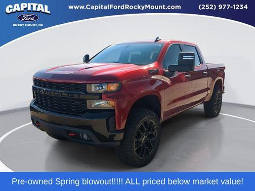 Cherry Red Tintcoat 2022 Chevrolet Silverado 1500 Limited Custom Trail Boss