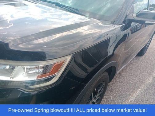SHADOW BLACK 2017 Ford Explorer XLT