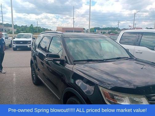 SHADOW BLACK 2017 Ford Explorer XLT