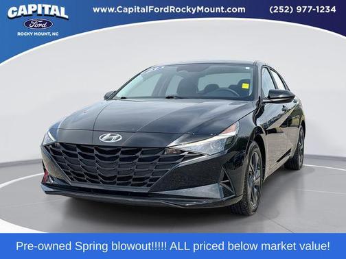 Onyx Black 2023 Hyundai ELANTRA SEL