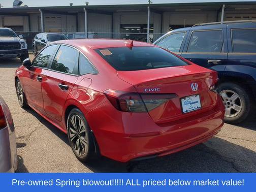 Rallye Red 2025 Honda Civic Sport