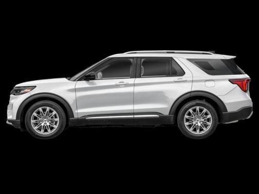 SPACE WHITE METALLIC 2026 Ford Explorer Platinum