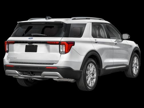 SPACE WHITE METALLIC 2026 Ford Explorer Platinum