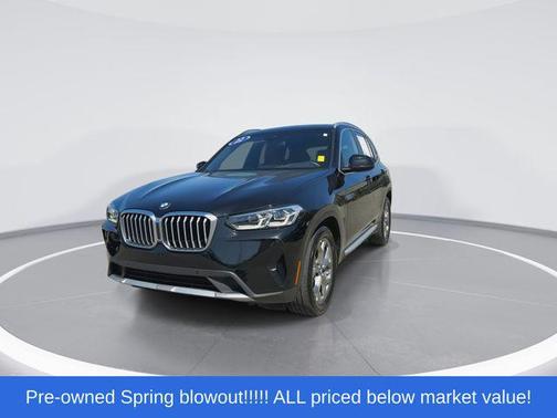 Black Sapphire Metallic 2022 BMW X3 sDrive30i
