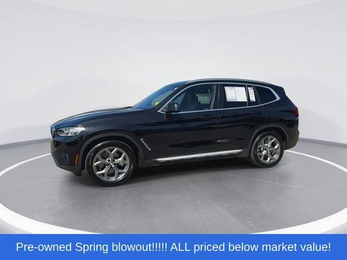 Black Sapphire Metallic 2022 BMW X3 sDrive30i