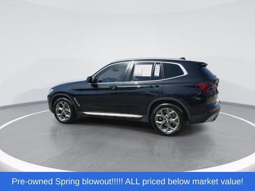 Black Sapphire Metallic 2022 BMW X3 sDrive30i
