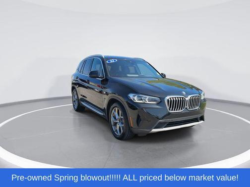 Black Sapphire Metallic 2022 BMW X3 sDrive30i