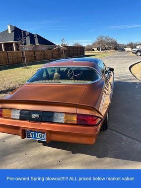 Camel Metallic Orange 1978 Chevrolet Camaro Base