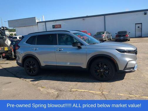 Lunar Silver Metallic 2023 Honda CR-V Hybrid Sport Touring AWD