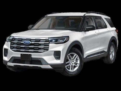 SPACE WHITE METALLIC 2026 Ford Explorer Active