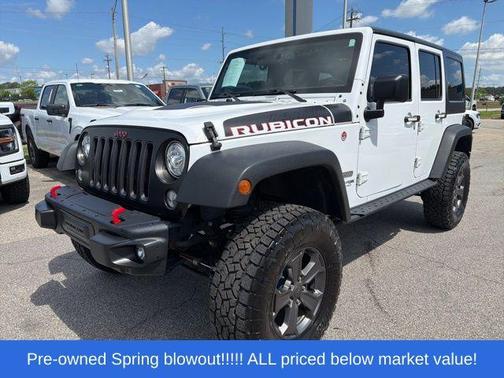 Bright White Clearcoat 2018 Jeep Wrangler JK Unlimited Rubicon
