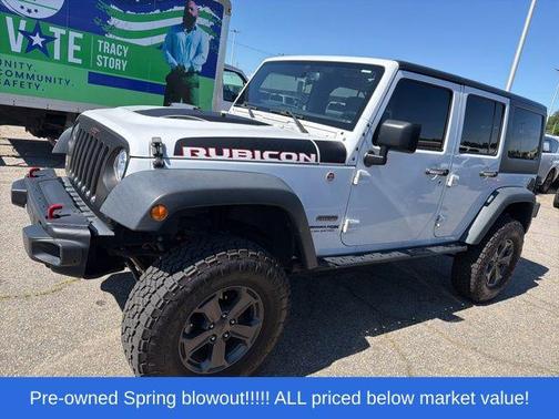 Bright White Clearcoat 2018 Jeep Wrangler JK Unlimited Rubicon