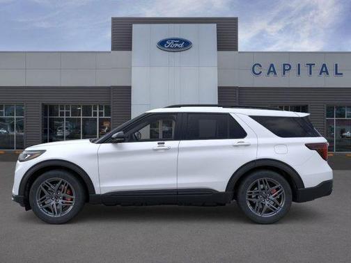Star White Metallic Tri-Coat 2026 Ford Explorer ST