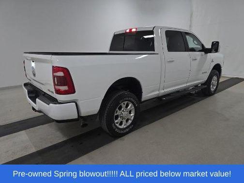 Bright White Clearcoat 2024 RAM 2500 Laramie Crew Cab 4x4 6'4' Box