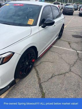 Platinum White Pearl 2025 Honda Civic Sport