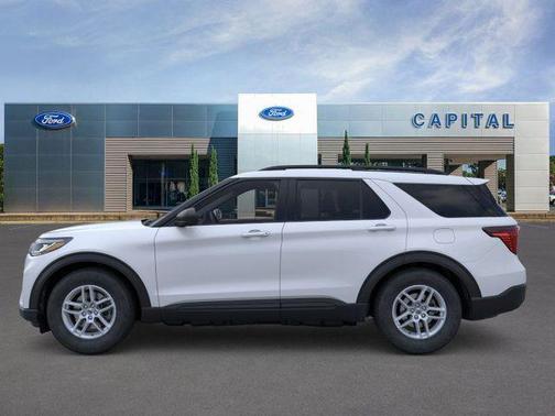 Space White Metallic 2026 Ford Explorer Active