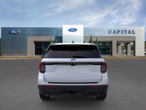 Space White Metallic 2026 Ford Explorer Active