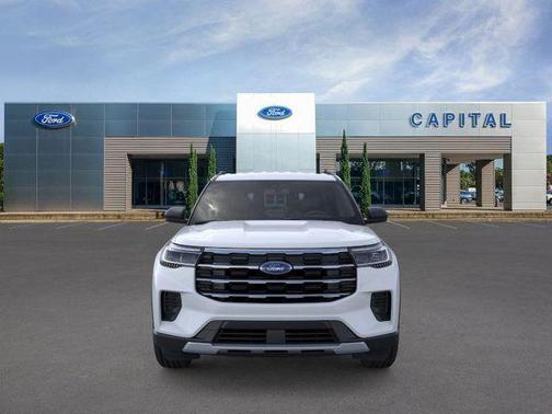 Space White Metallic 2026 Ford Explorer Active