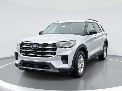 SPACE WHITE METALLIC 2026 Ford Explorer Active