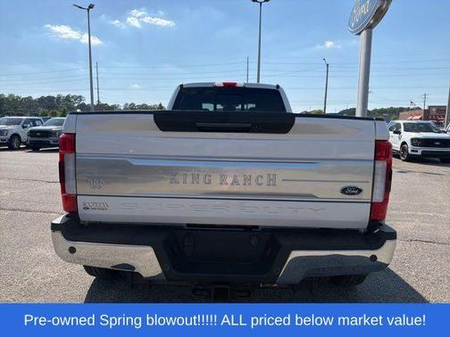 WHITE PLATINUM MET TRI-COAT 2019 Ford F-350 King Ranch