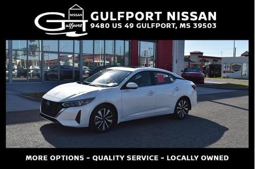 Aspen White 2025 Nissan Sentra SV