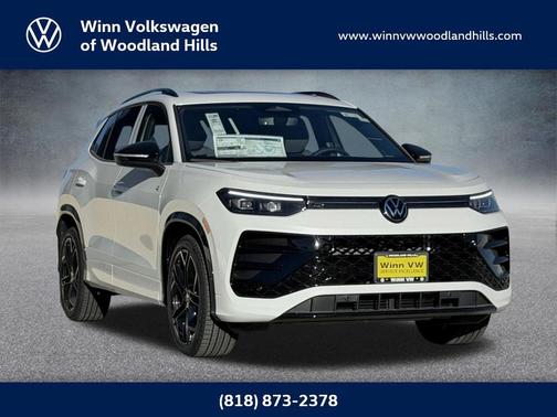 Opal White 2026 Volkswagen Tiguan 2.0T SE R-Line Black
