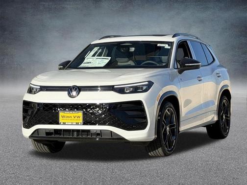 Opal White 2026 Volkswagen Tiguan 2.0T SE R-Line Black