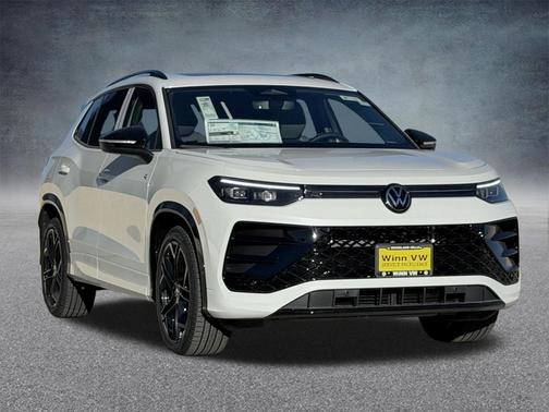 Opal White 2026 Volkswagen Tiguan 2.0T SE R-Line Black