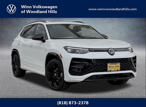 Opal White 2026 Volkswagen Tiguan 2.0T SE R-Line Black