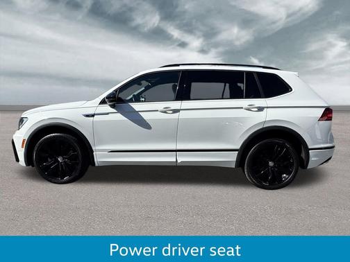 Pure White 2021 Volkswagen Tiguan 2.0T SE R-Line Black 4MOTION