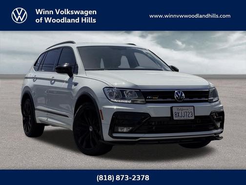 Pure White 2021 Volkswagen Tiguan 2.0T SE R-Line Black 4MOTION
