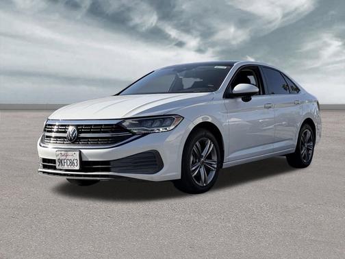 Opal White 2023 Volkswagen Jetta 1.5T SE