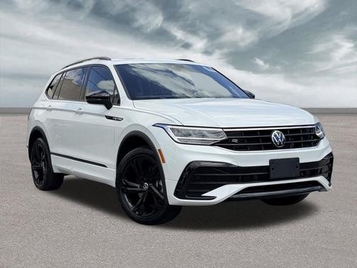 Opal White 2024 Volkswagen Tiguan 2.0T SE R-Line Black