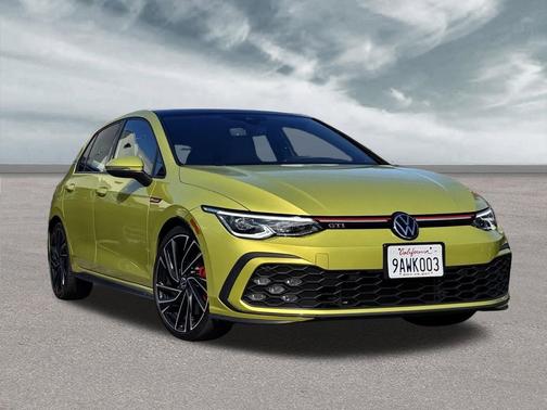 Yellow Metallic 2022 Volkswagen Golf GTI 2.0T S DSG