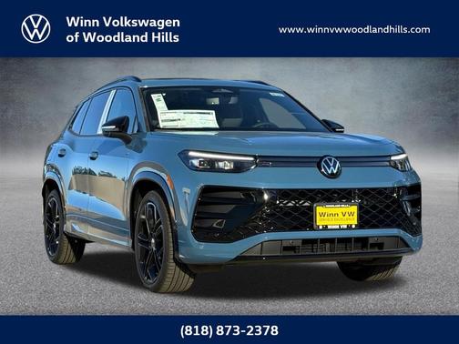 Blue 2026 Volkswagen Tiguan 2.0T SE R-Line Black