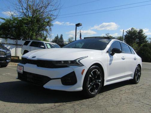 Glacial White Pearl 2021 Kia K5 GT-Line