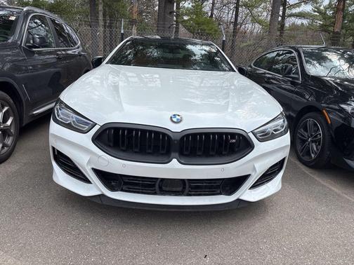 Mineral White Metallic 2024 BMW M850 Gran Coupe xDrive