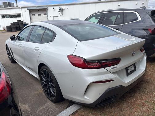 Mineral White Metallic 2024 BMW M850 Gran Coupe xDrive