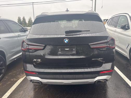 Black Sapphire Metallic 2023 BMW X3 xDrive30i