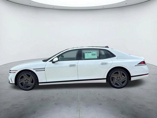 White 2026 Genesis G90 3.5T e-SC Prestige Black