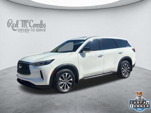 Glacier White 2025 INFINITI QX60 Pure