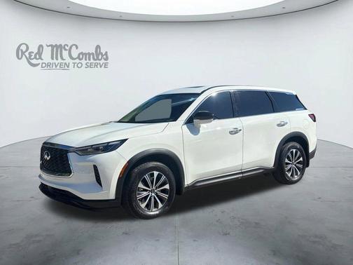 Glacier White 2025 INFINITI QX60 Pure