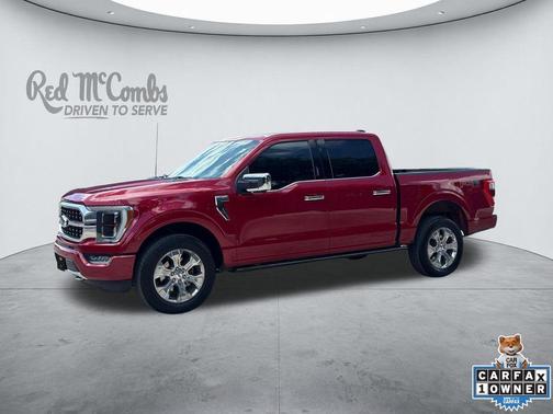 Red Metallic 2021 Ford F-150 Platinum