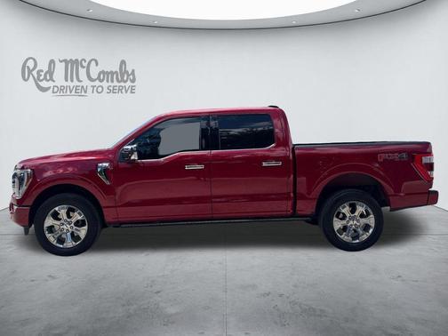 Red Metallic 2021 Ford F-150 Platinum
