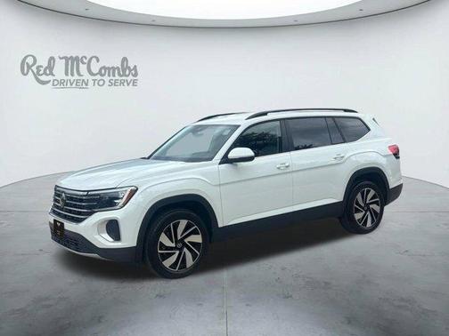 Pure White 2024 Volkswagen Atlas 2.0T SE w/Technology