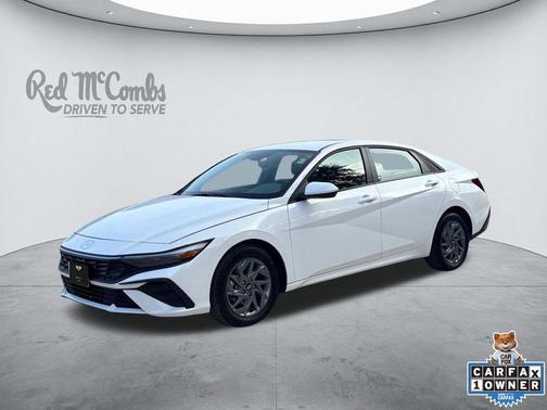 White 2025 Hyundai ELANTRA HEV Blue