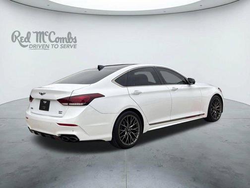 Casablanca White 2018 Genesis G80 3.3T Sport