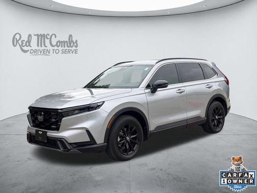 Lunar Silver Metallic 2024 Honda CR-V Hybrid Sport-L